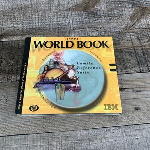 World Book Family CD 1999 Reference Suite History Science Knowledge 3 Discs